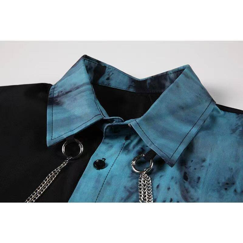 BUTTERFLY CHAIN NECKLACE SET SHIRT MNW2106