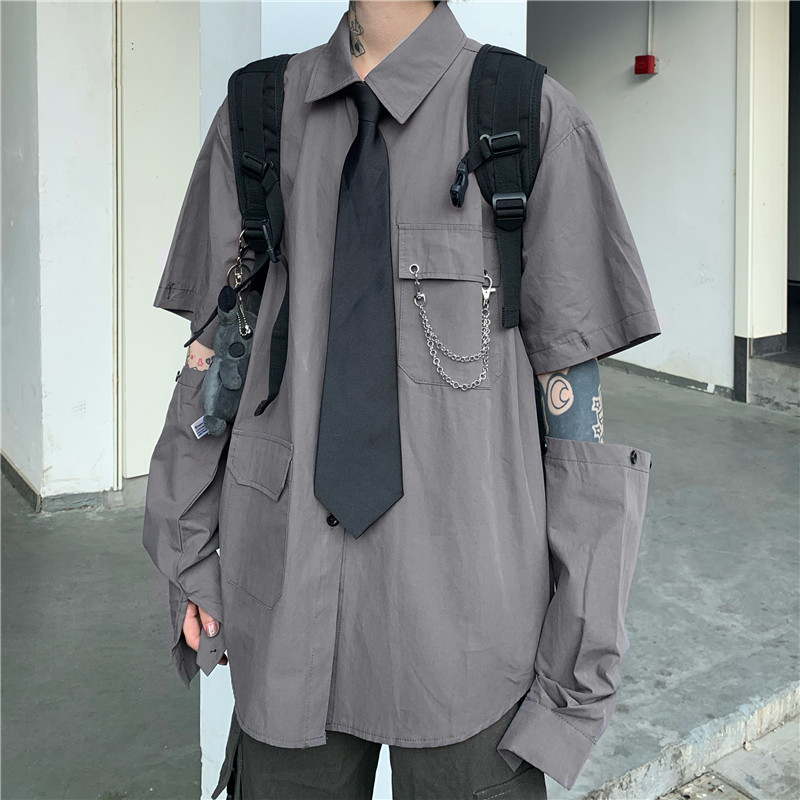 2WAY GIMMICK REGULAR SILHOUETTE SHIRT MNW2101