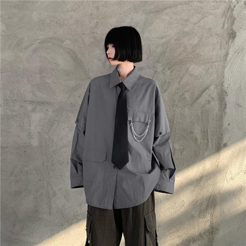 2WAY GIMMICK REGULAR SILHOUETTE SHIRT MNW2101