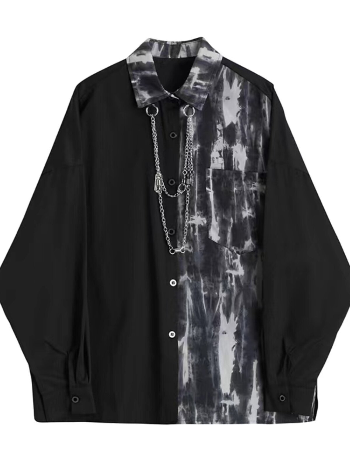 BUTTERFLY CHAIN NECKLACE SET SHIRT MNW2106