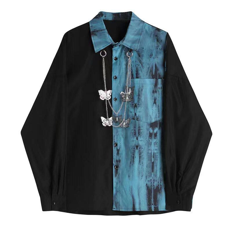 BUTTERFLY CHAIN NECKLACE SET SHIRT MNW2106
