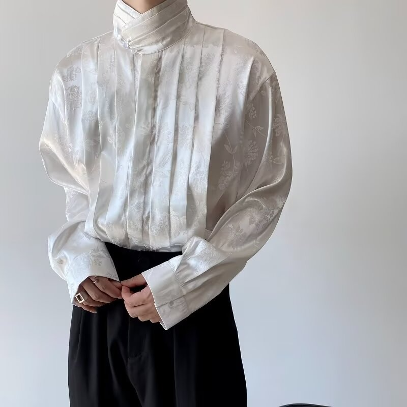 LINE BLOWN HIGHNECK SHIRT MNW2103
