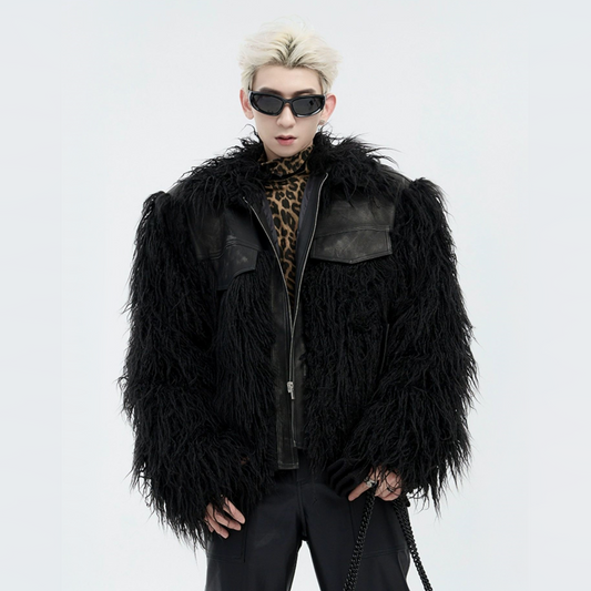 SWITCHABLE ECO FUR PU JACKET MNW1526