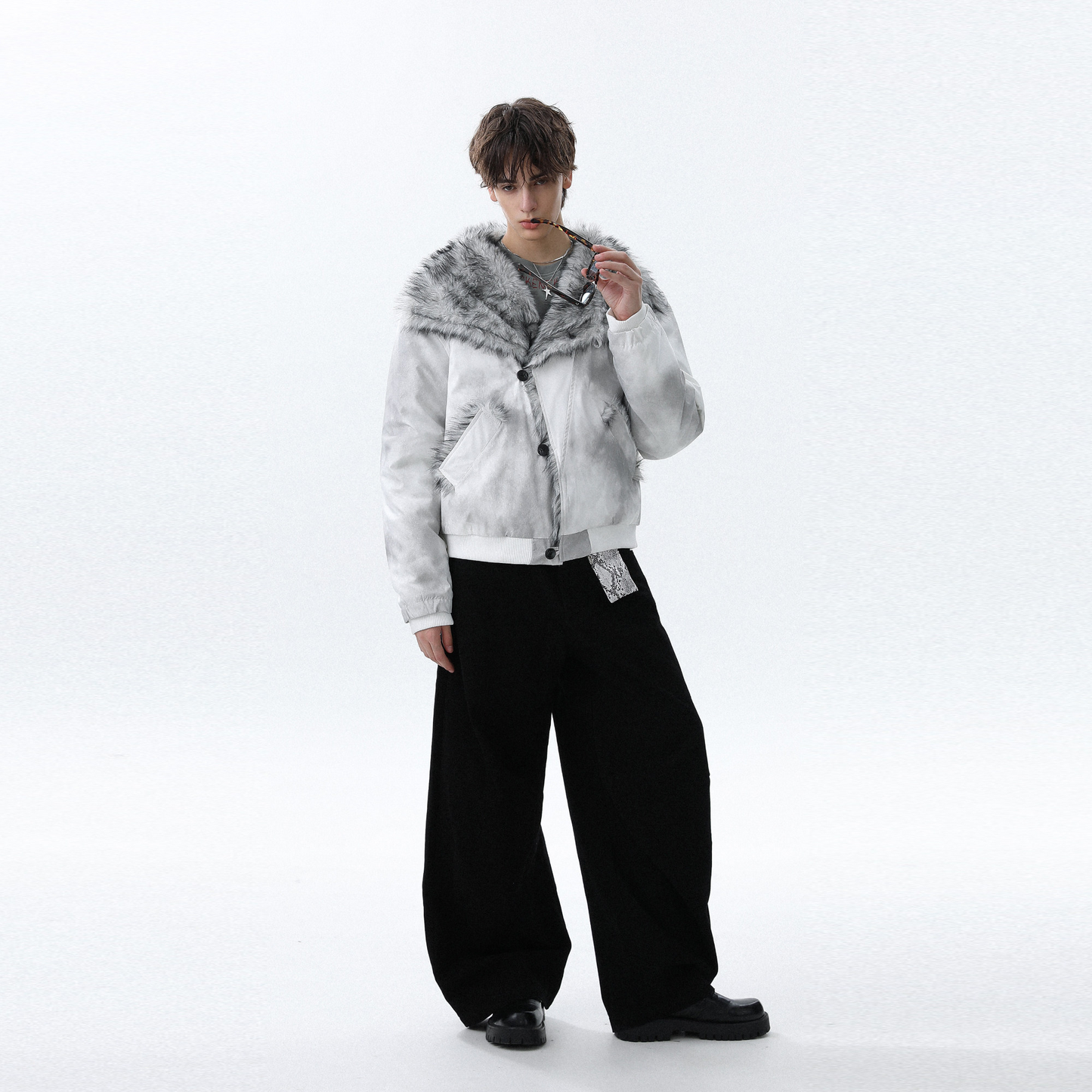 RANDOM WASH FLEECE JACKET OUTERWEAR MNW2094