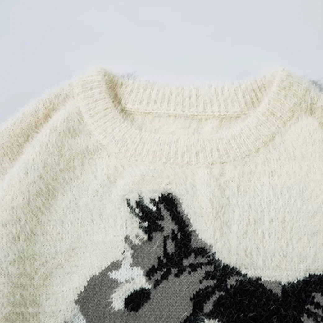 CAT DESIGN KNIT SWEATER MNW1972