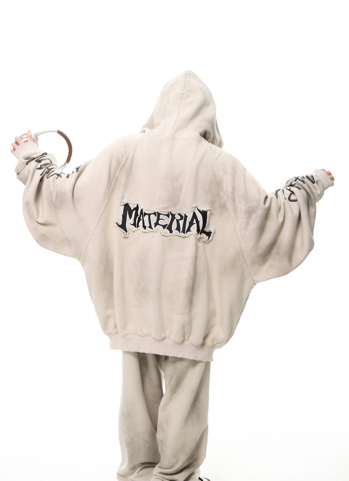 ACID WASH FULL-ZIP HOODIE MNW2112