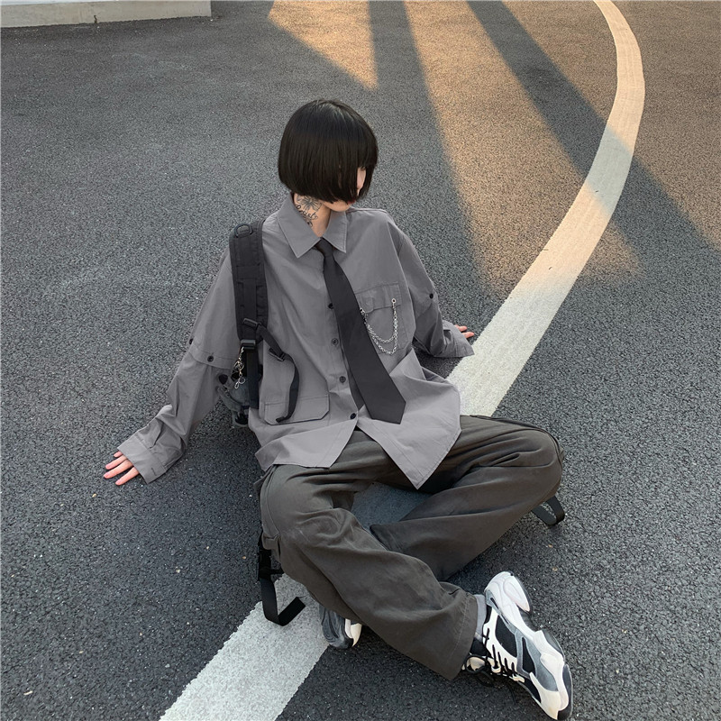 2WAY GIMMICK REGULAR SILHOUETTE SHIRT MNW2101