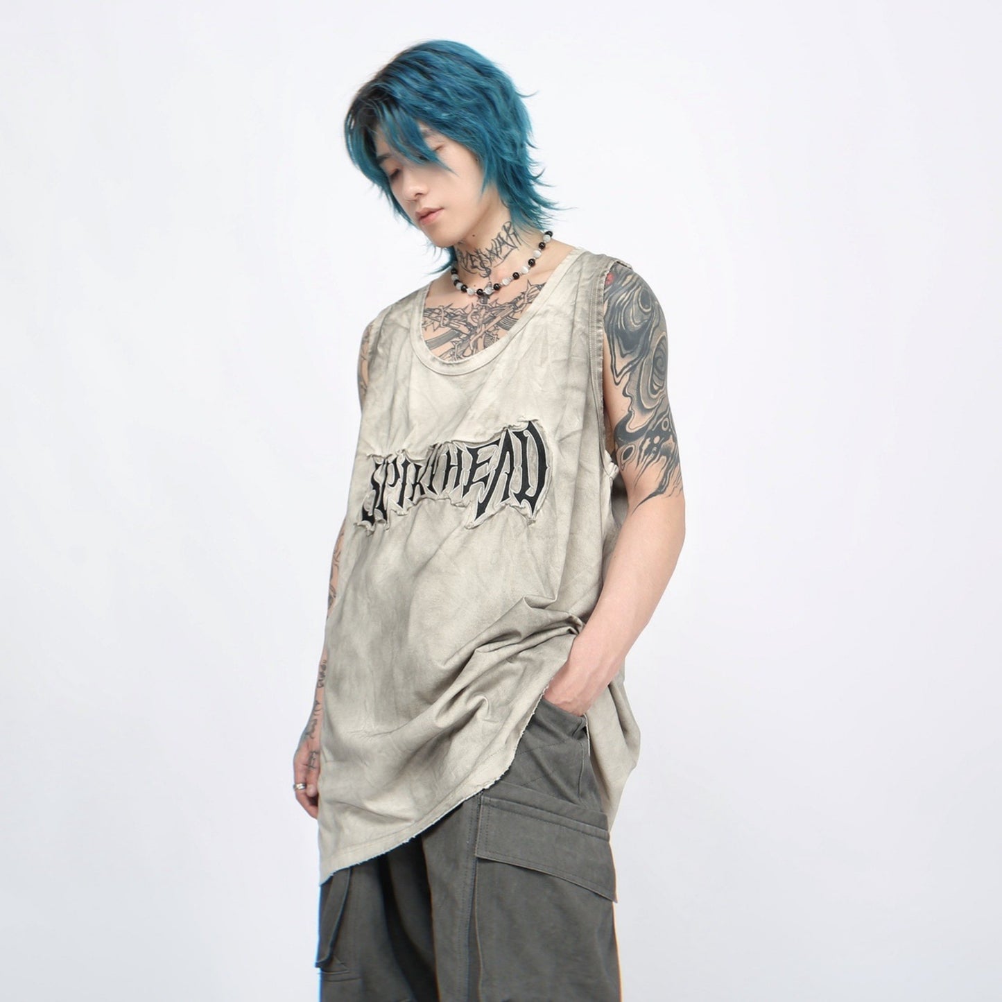 WASTELAND DIRT SLEEVELESS SHIRT MNW1794