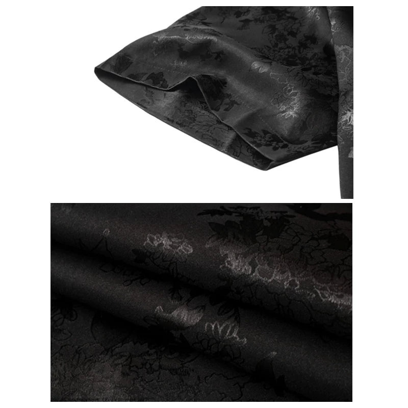 DARK PATTERNED SHORT-SLEEVE SHIRT MNW2108