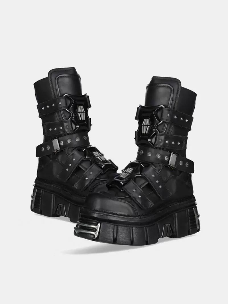 HIGH-END GIMMICK PUNK STREET-STYLE BOOTS MNW1971