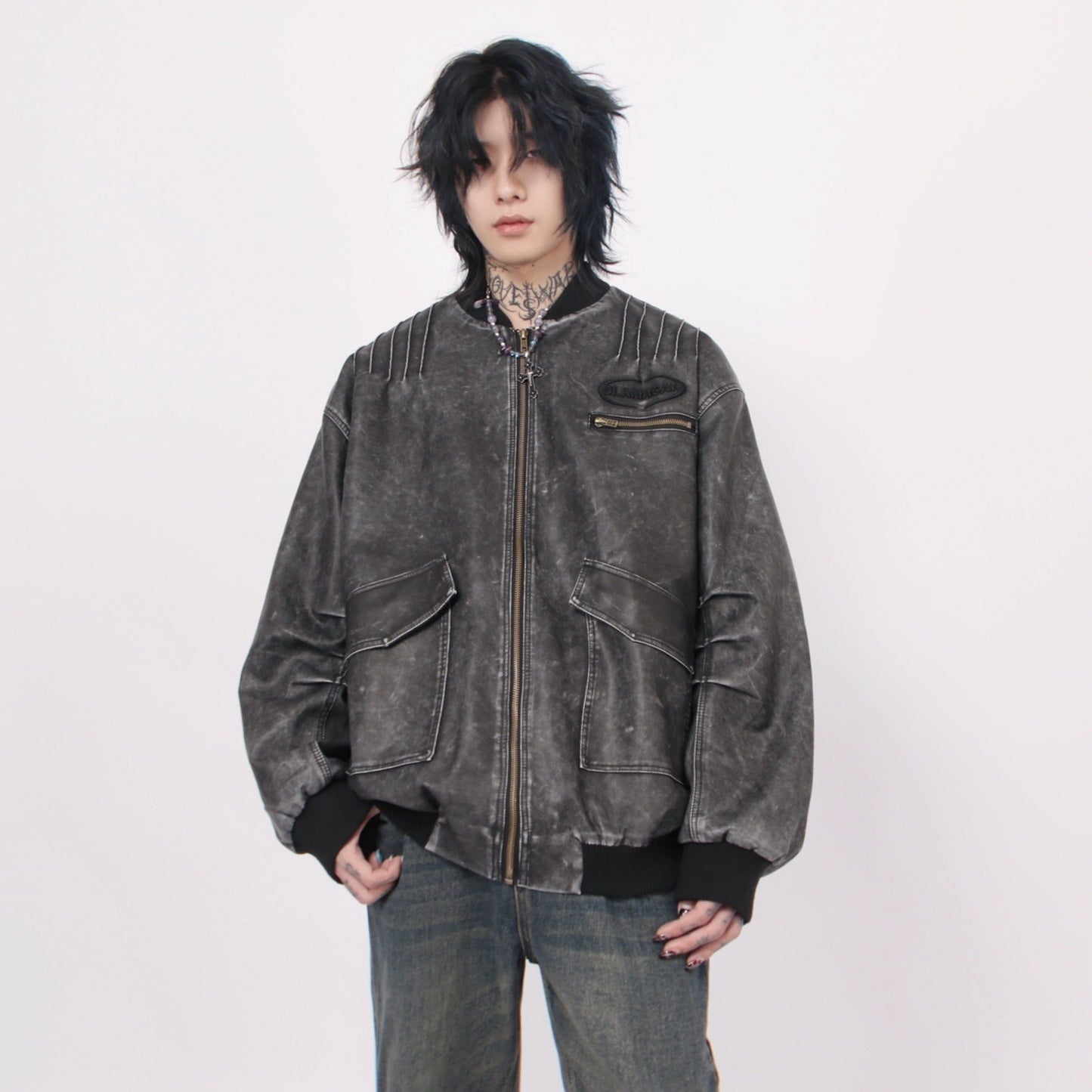 DENIM FADED BLOUSON MNW1282