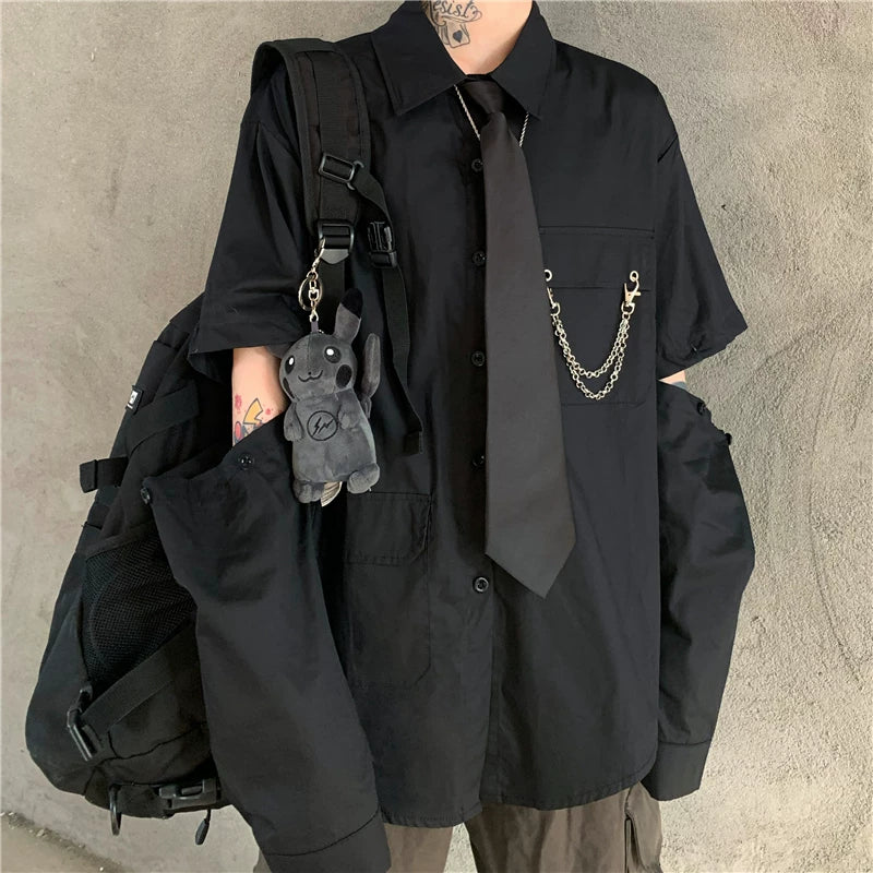 2WAY GIMMICK REGULAR SILHOUETTE SHIRT MNW2101