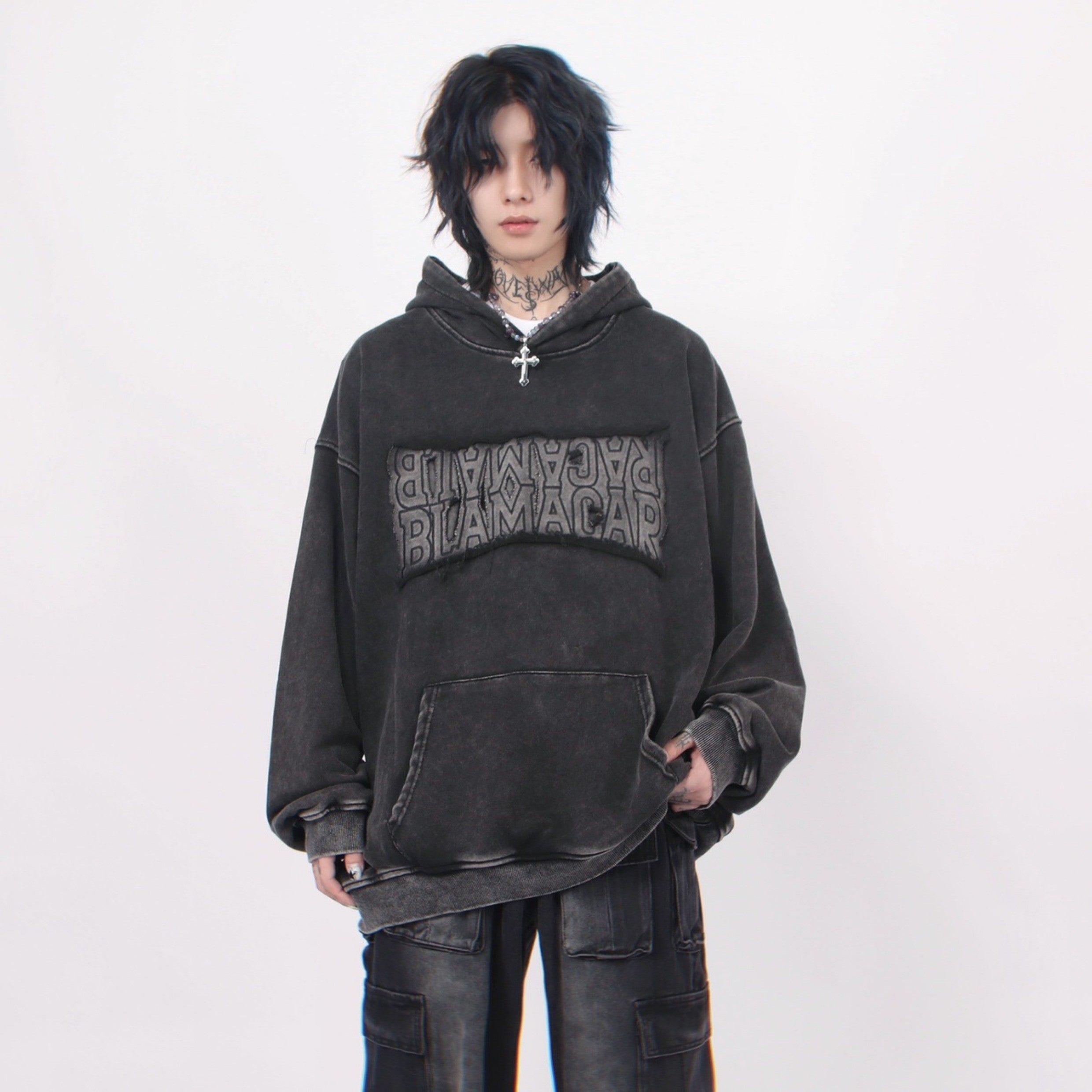 challenger【Fucking Awesome】CUT OUT LOGO HOODIE