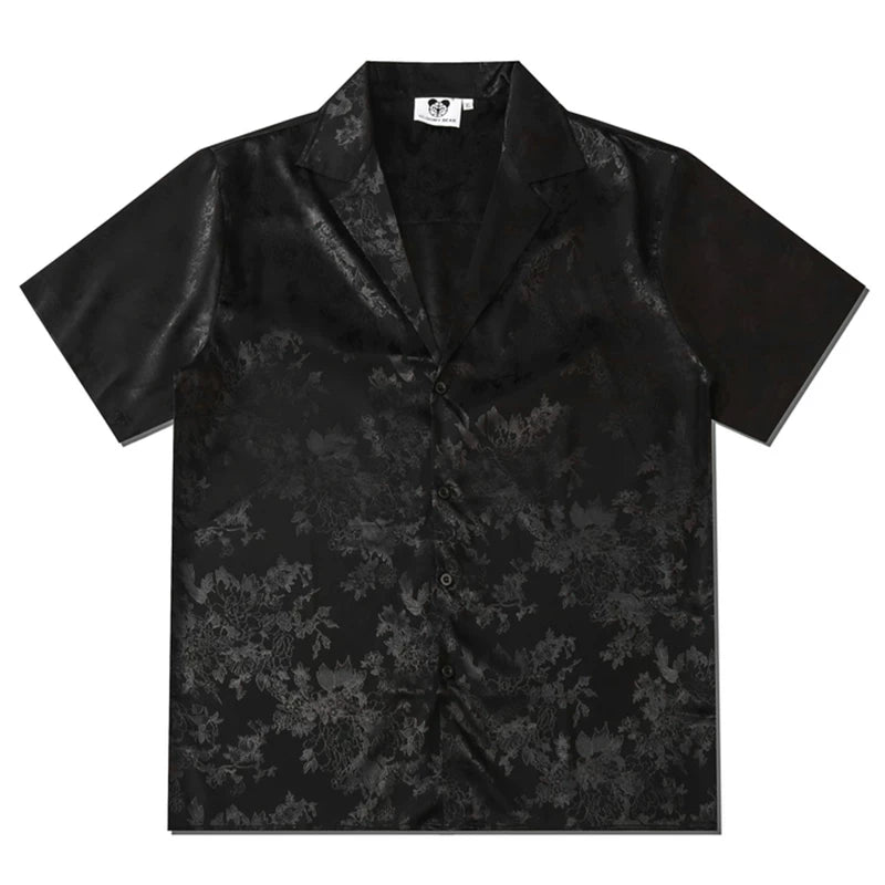 DARK PATTERNED SHORT-SLEEVE SHIRT MNW2108