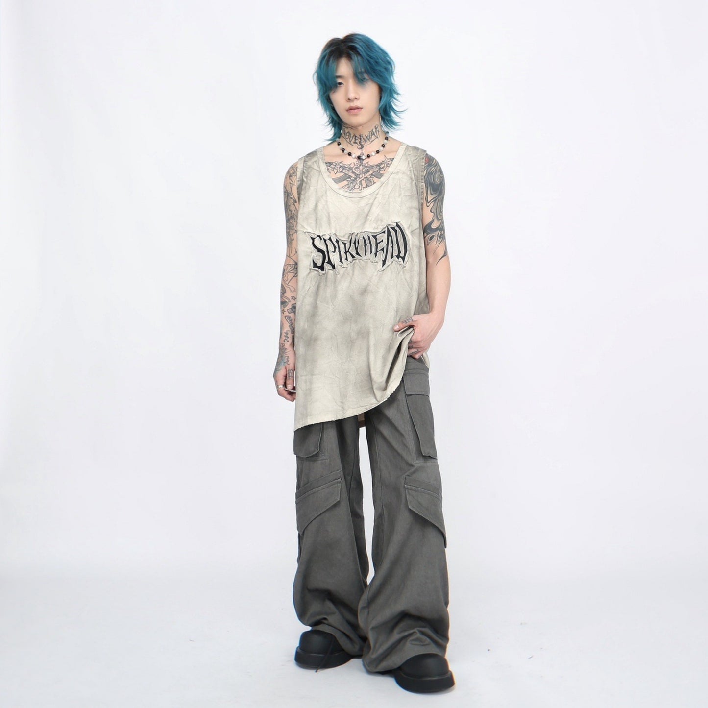 WASTELAND DIRT SLEEVELESS SHIRT MNW1794