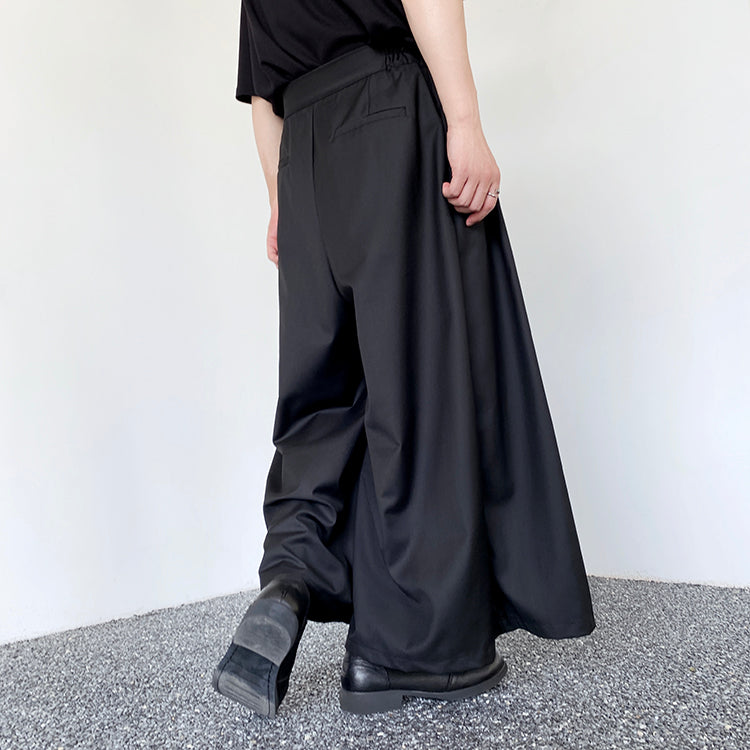 SIDE PATTERN WIDE PANTS MNW540