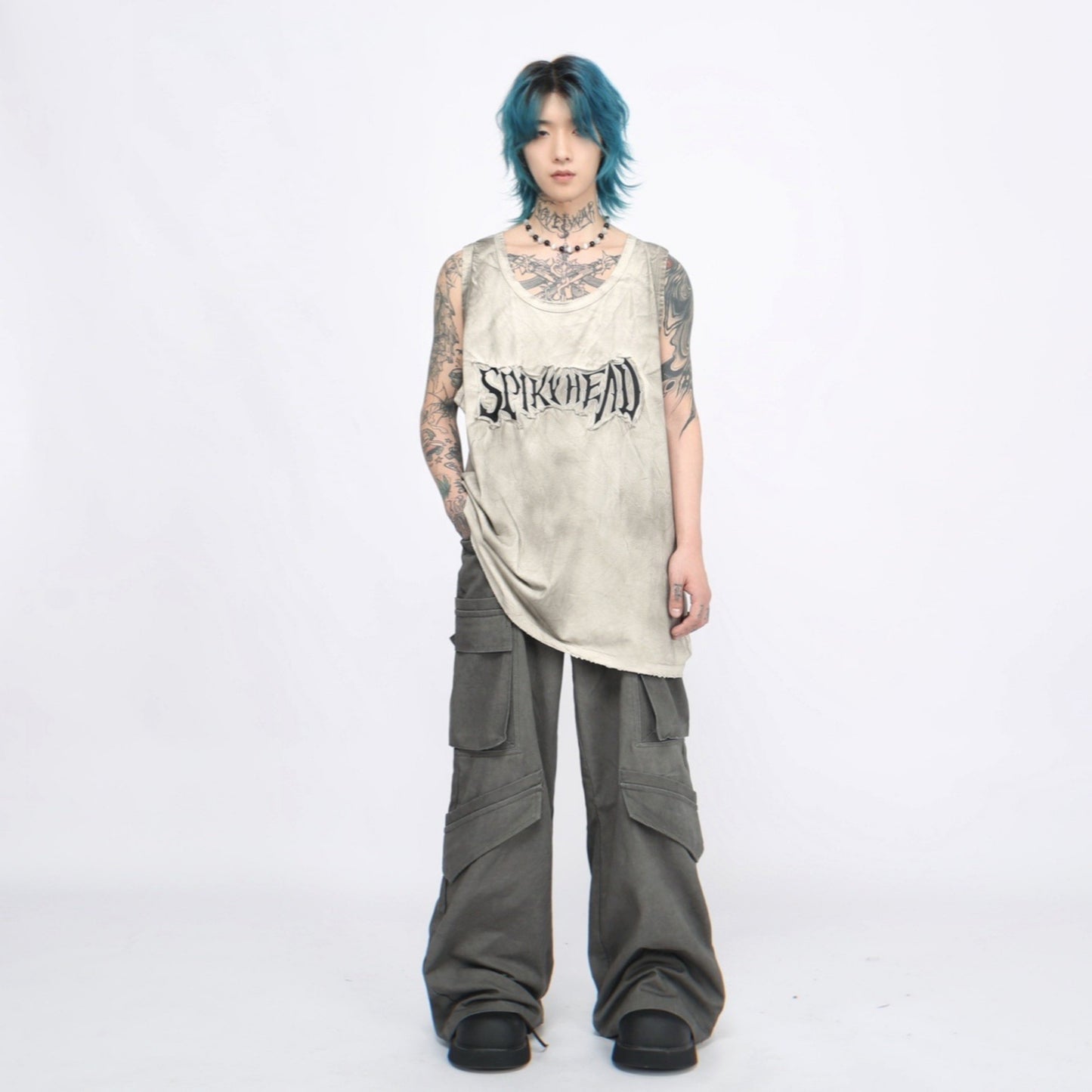 WASTELAND DIRT SLEEVELESS SHIRT MNW1794