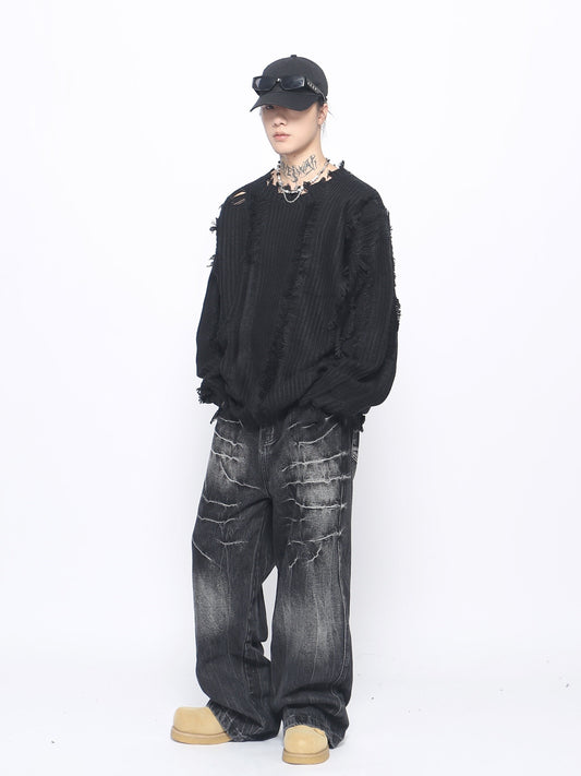 VOID DAMAGE KNIT MNW2044