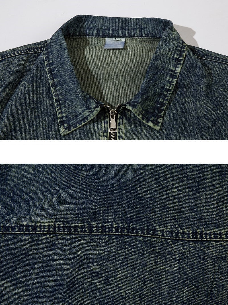 DENIM ZIP BLOUSON MNW1231