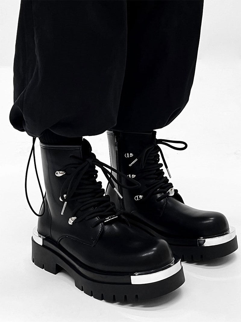 Metal Lace UP Boots MNW1254 38