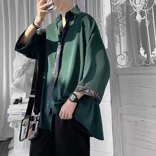 HIGH END DESIGN HALF SLEEVE SHIRT MNW2097