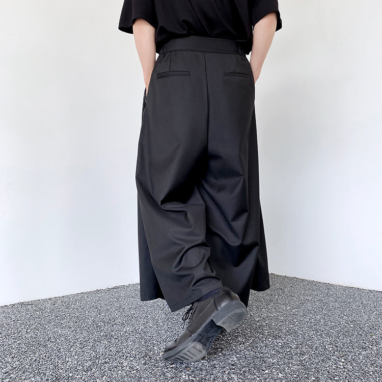 SIDE PATTERN WIDE PANTS MNW540