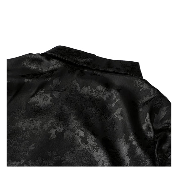 DARK JACQUARD LONG SLEEVE SHIRT MNW2105