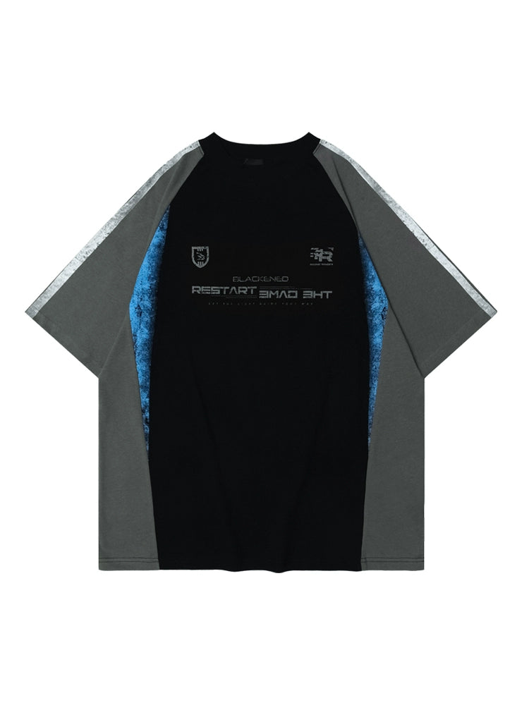 SIDE GLITCH PANEL TEE MNW2086
