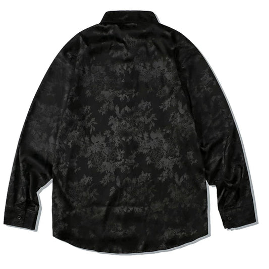 DARK JACQUARD LONG SLEEVE SHIRT MNW2105