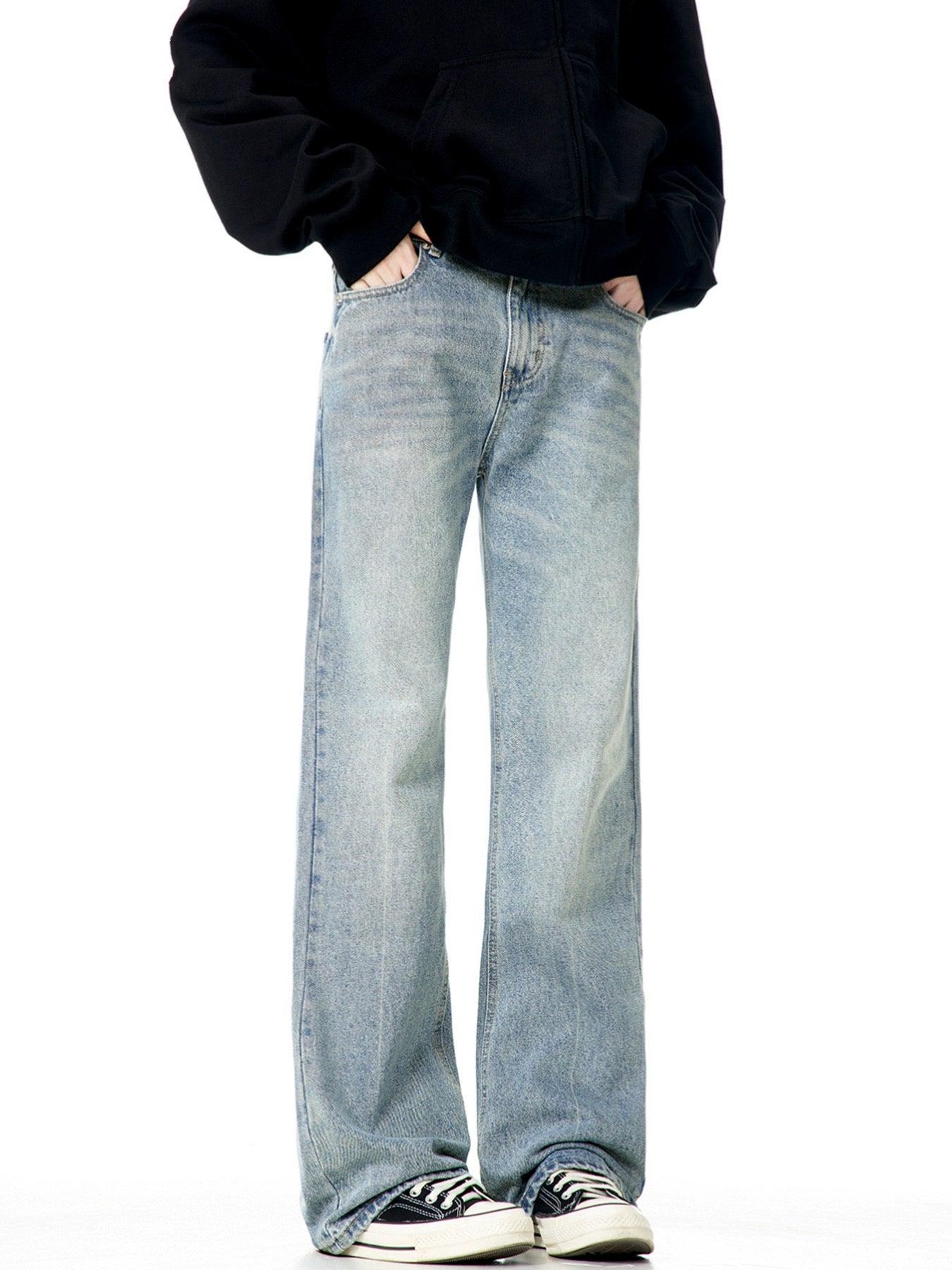 SEMI-FLARED JEANS MEN'S PANTS MNW1947