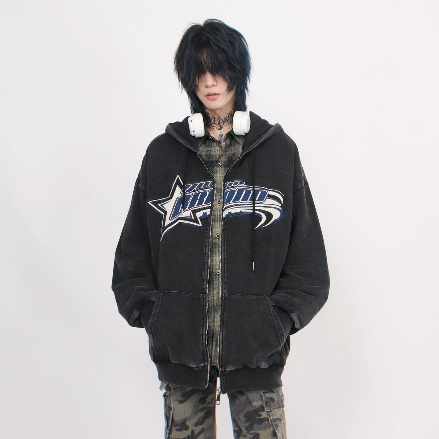 DEVIL HORN HOODIE MNW1074