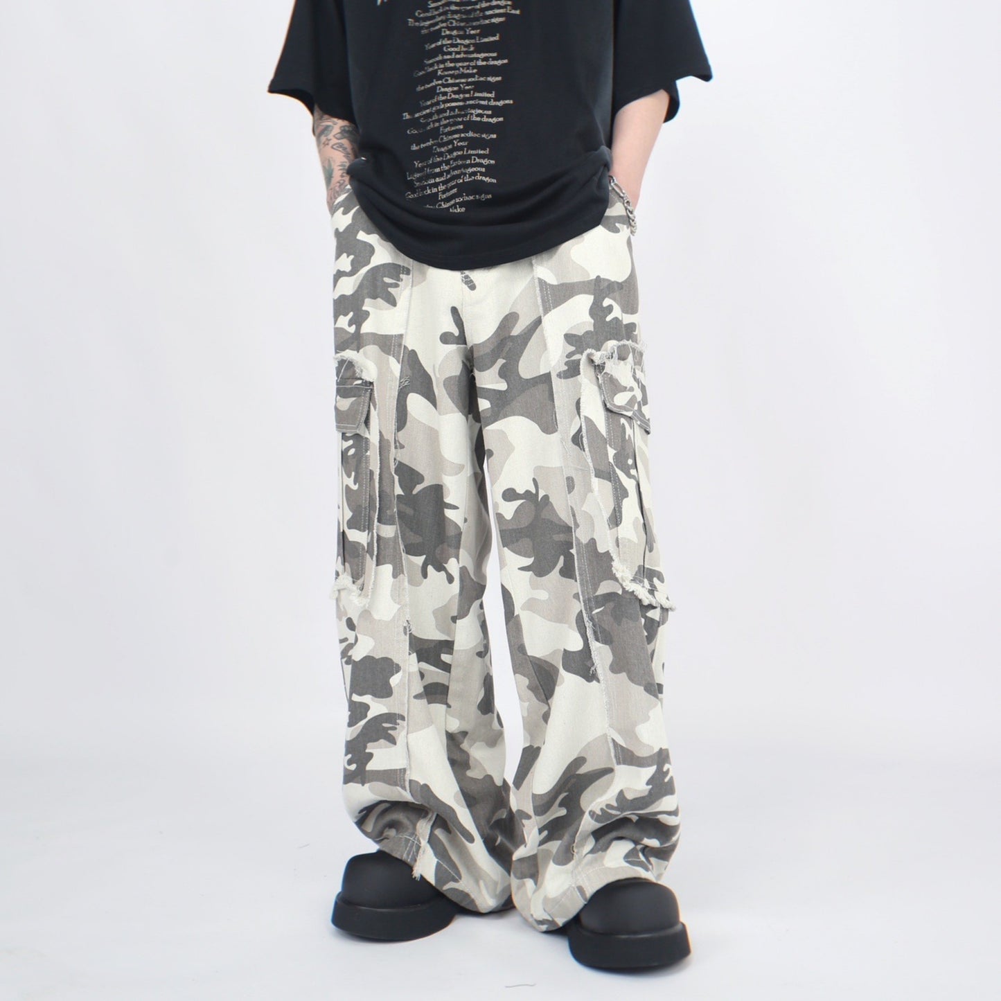 CAMOUFLAGE WORK PANTS MNW1769