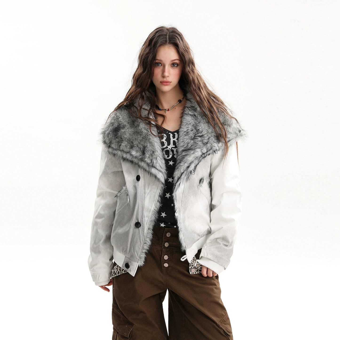 RANDOM WASH FLEECE JACKET OUTERWEAR MNW2094