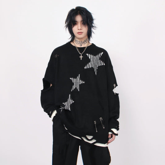 STAR DAMAGE KNIT MNW1278