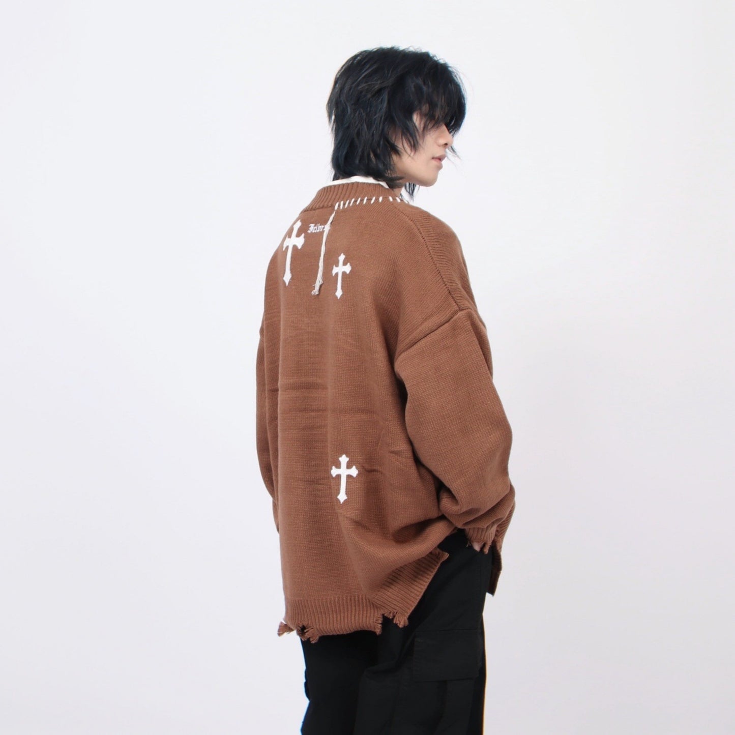 CROSS CARDIGAN MNW1277