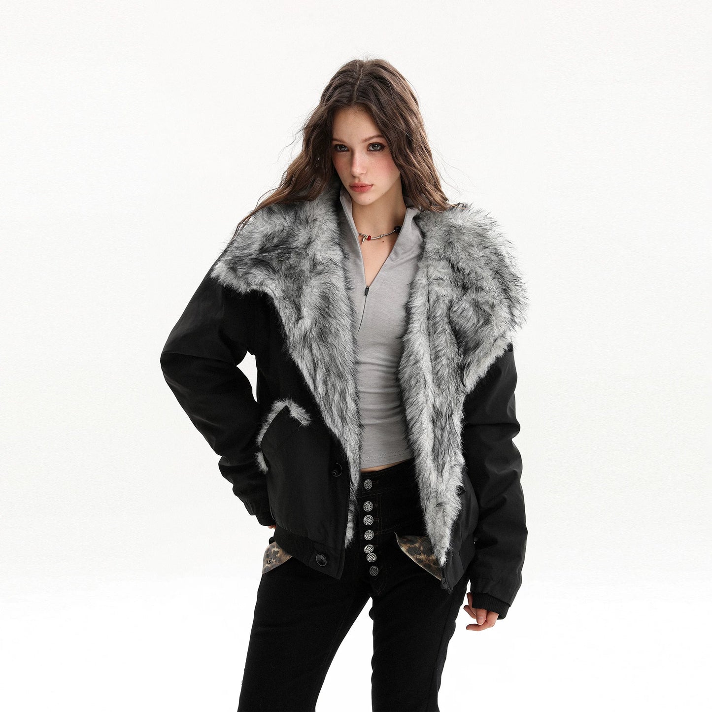 RANDOM WASH FLEECE JACKET OUTERWEAR MNW2094