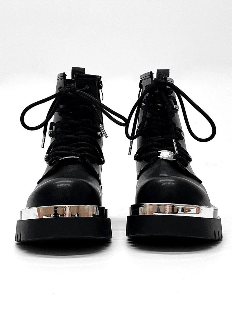 METAL LACE UP BOOTS MNW1254