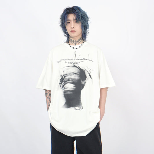ABSTRACT FACE T-SHIRT MNW1784