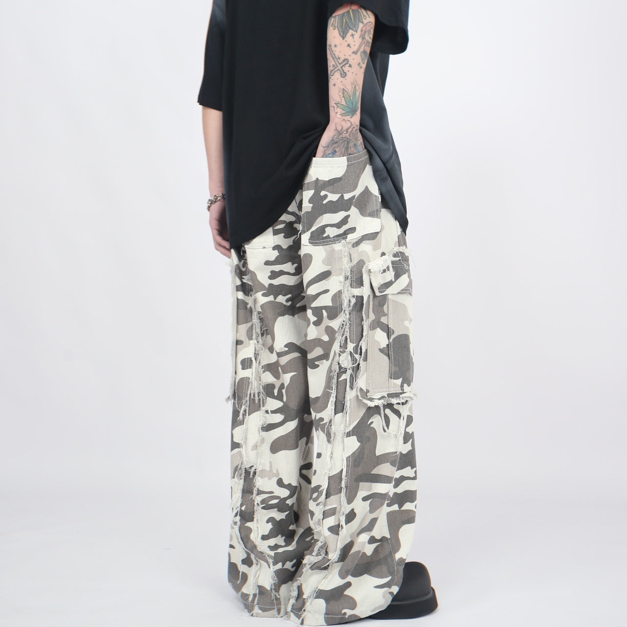 CAMOUFLAGE WORK PANTS MNW1769