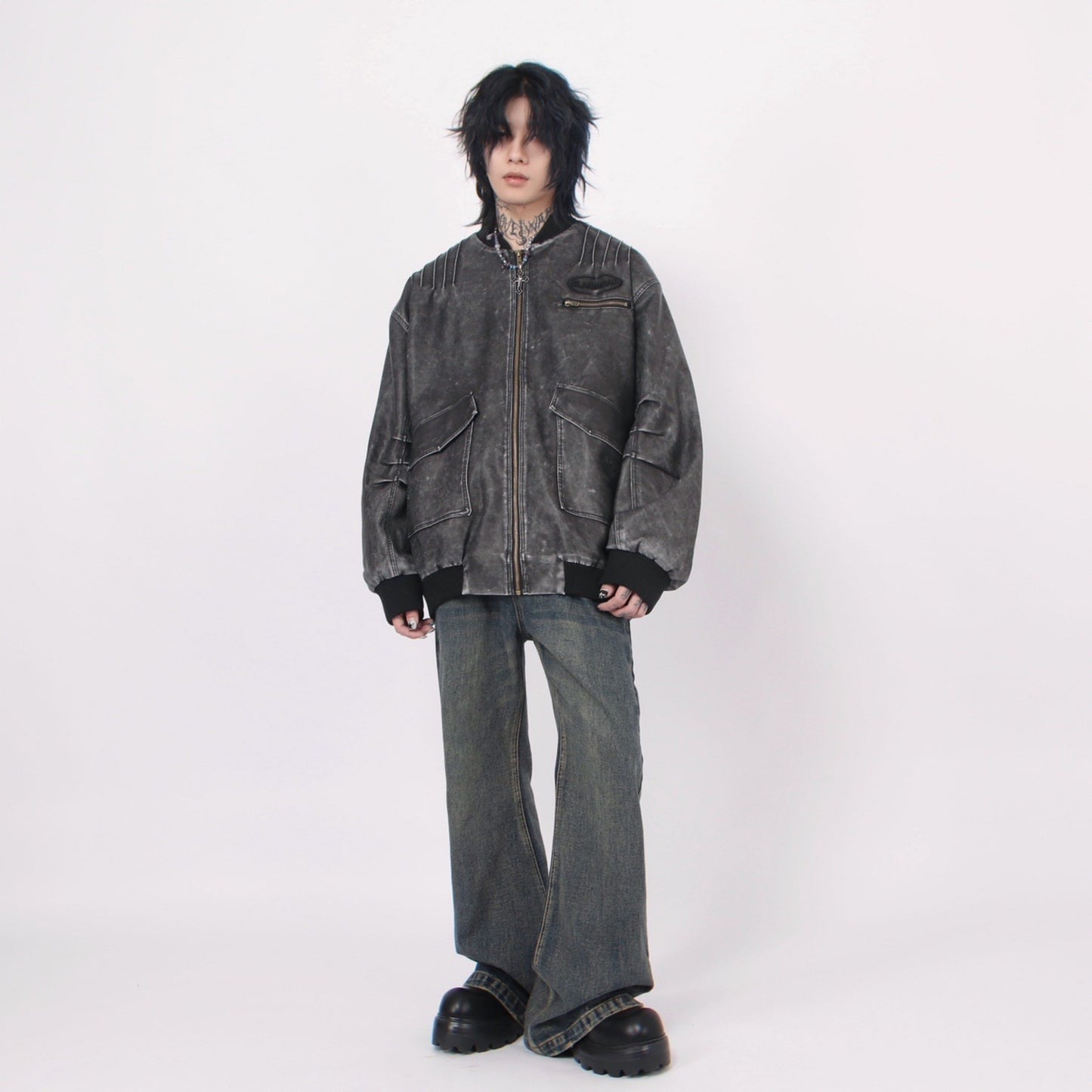 DENIM FADED BLOUSON MNW1282