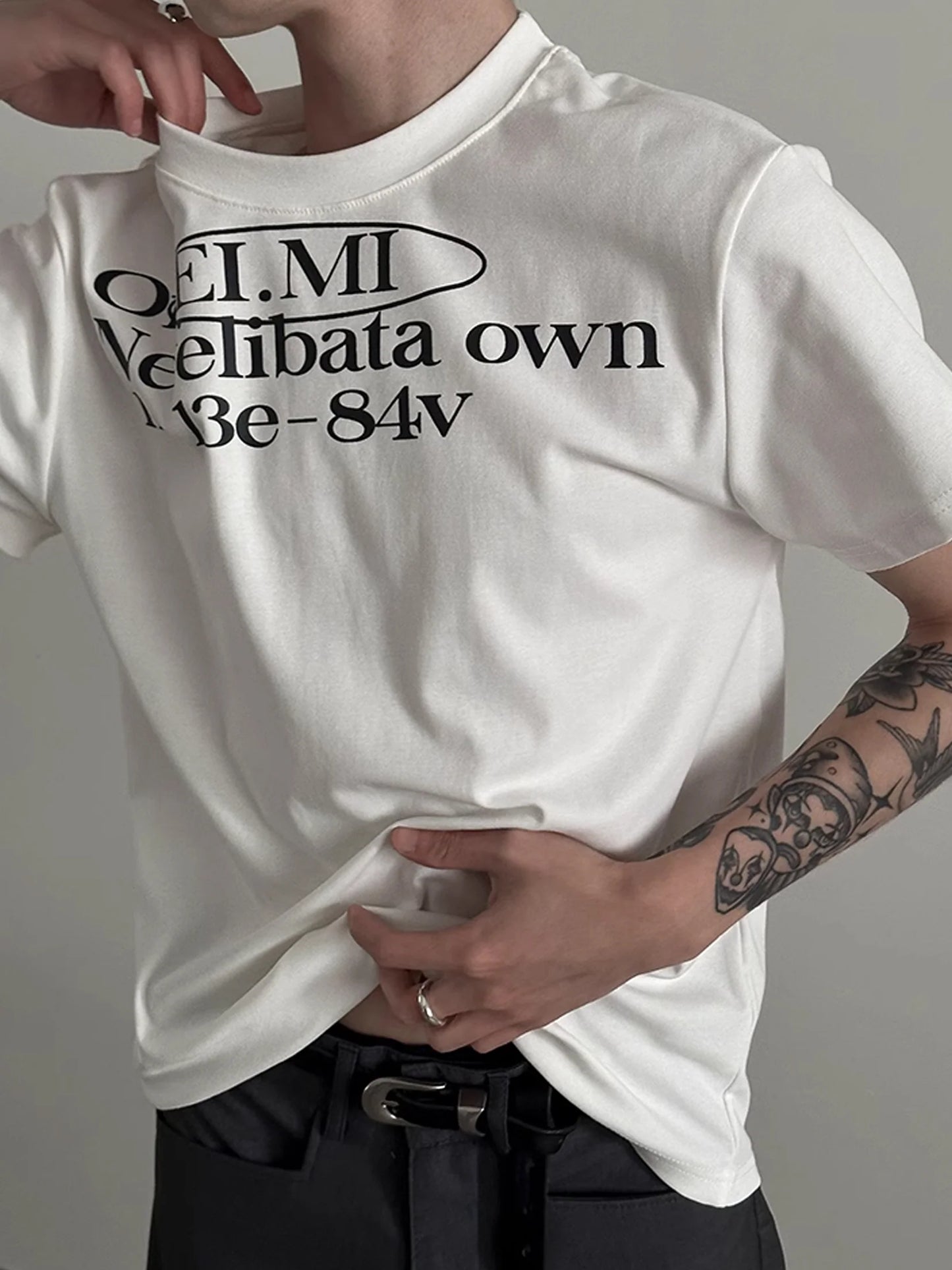 PAIN TYPEFACE TEE MNW2071
