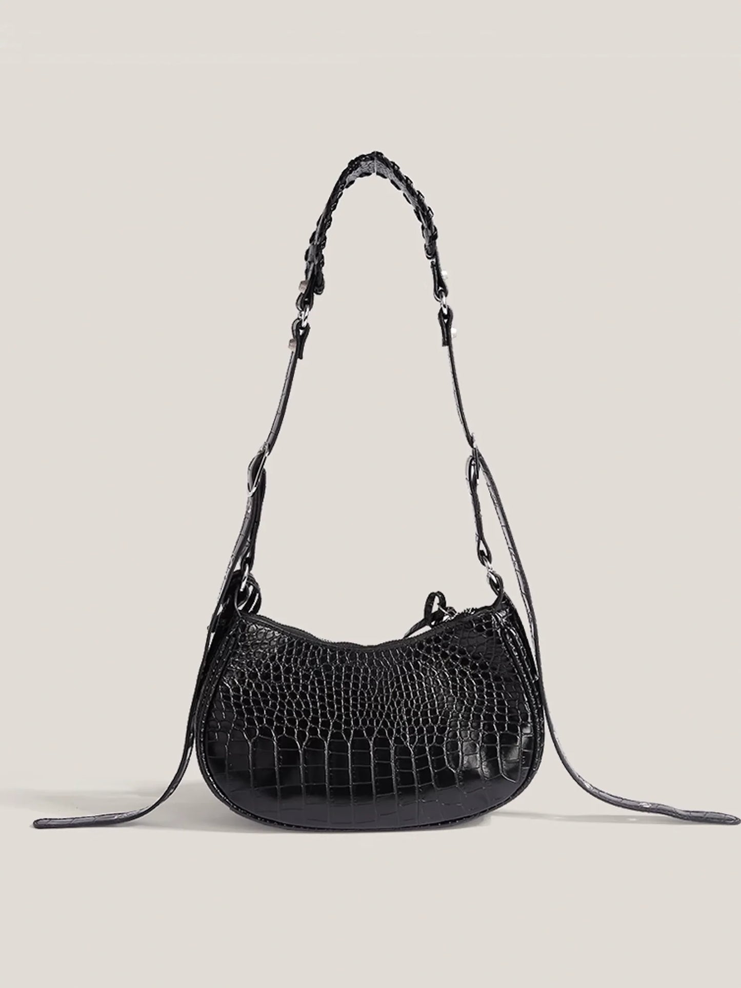 CROC EFFECT SHOULDER BAG MNW2092