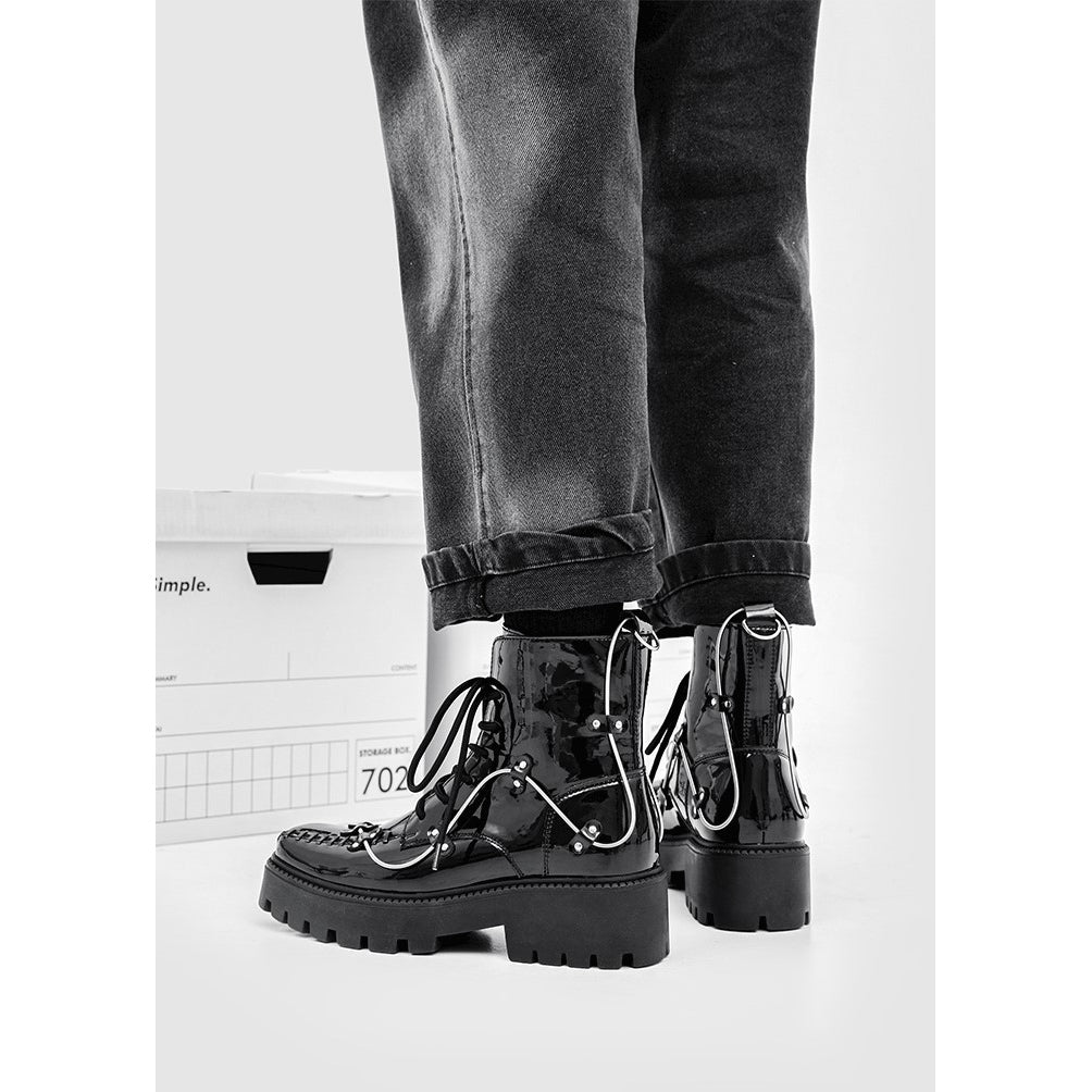 THICK METAL BOOTS M014