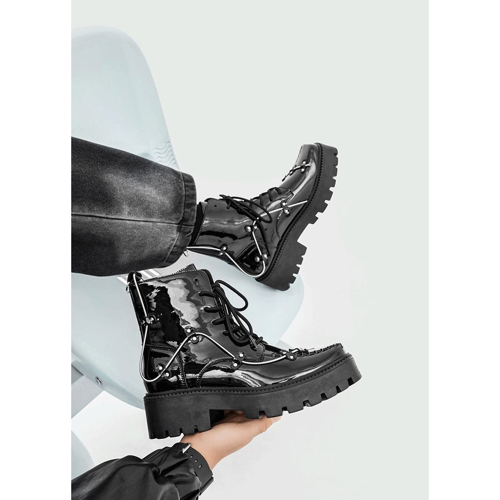 THICK METAL BOOTS M014
