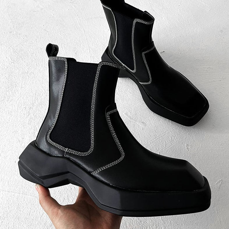 ANGULAR SOLE SIDE GORE BOOTS M091