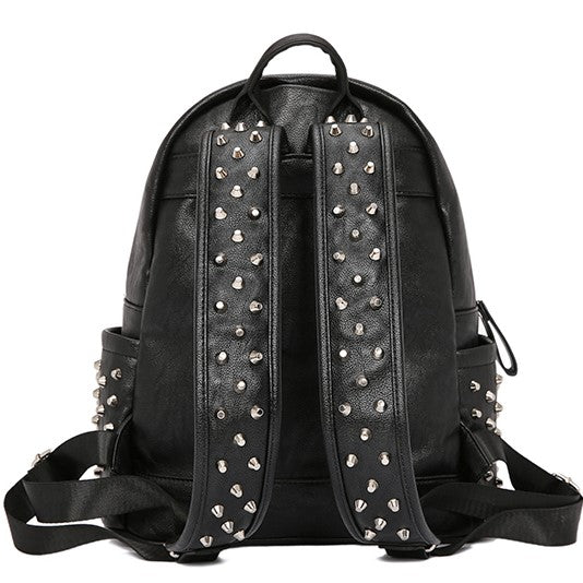 PUNK STUDDED LEATHER BACKPACK M061 MONONOW