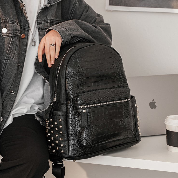 Studded bookbag shop