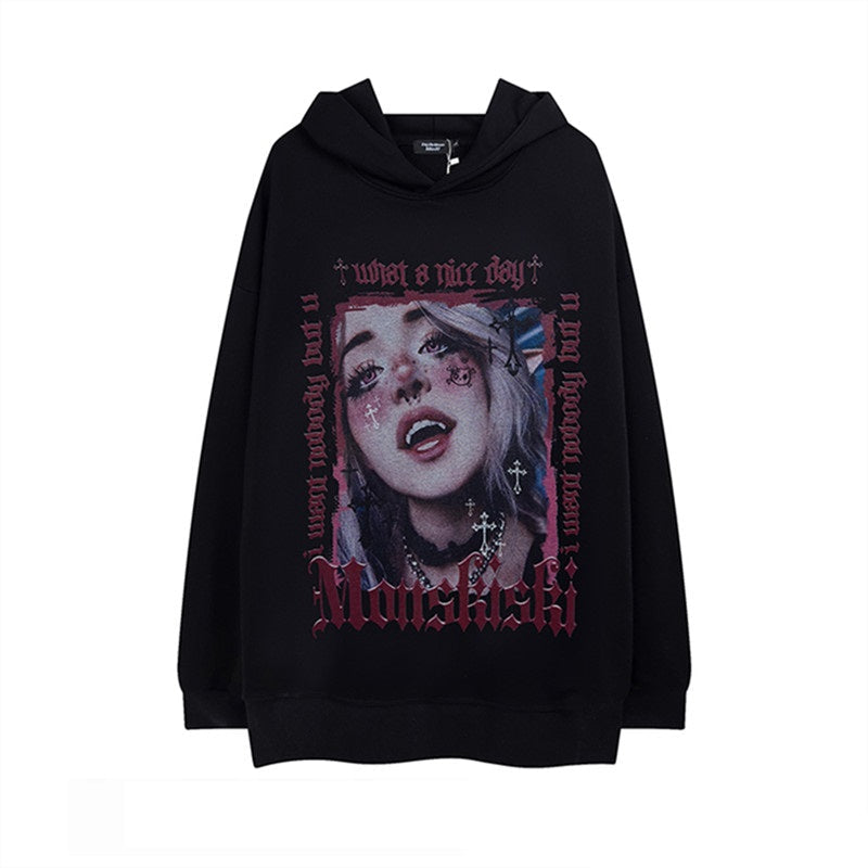 PUNKISH GIRL HOODIE M023